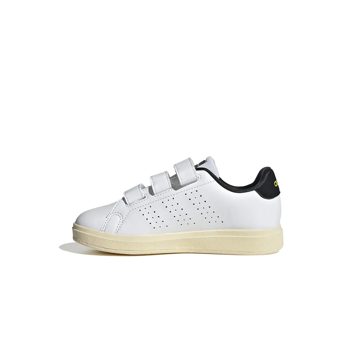   Smiley Kids Advantage Cf 'White Yellow' Breathable Comfort Heel