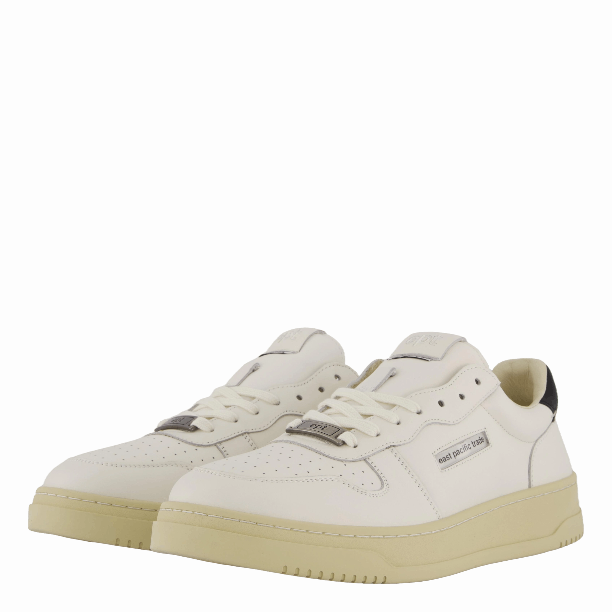 Rugged Sole Fashion Footwear Court Off White Black