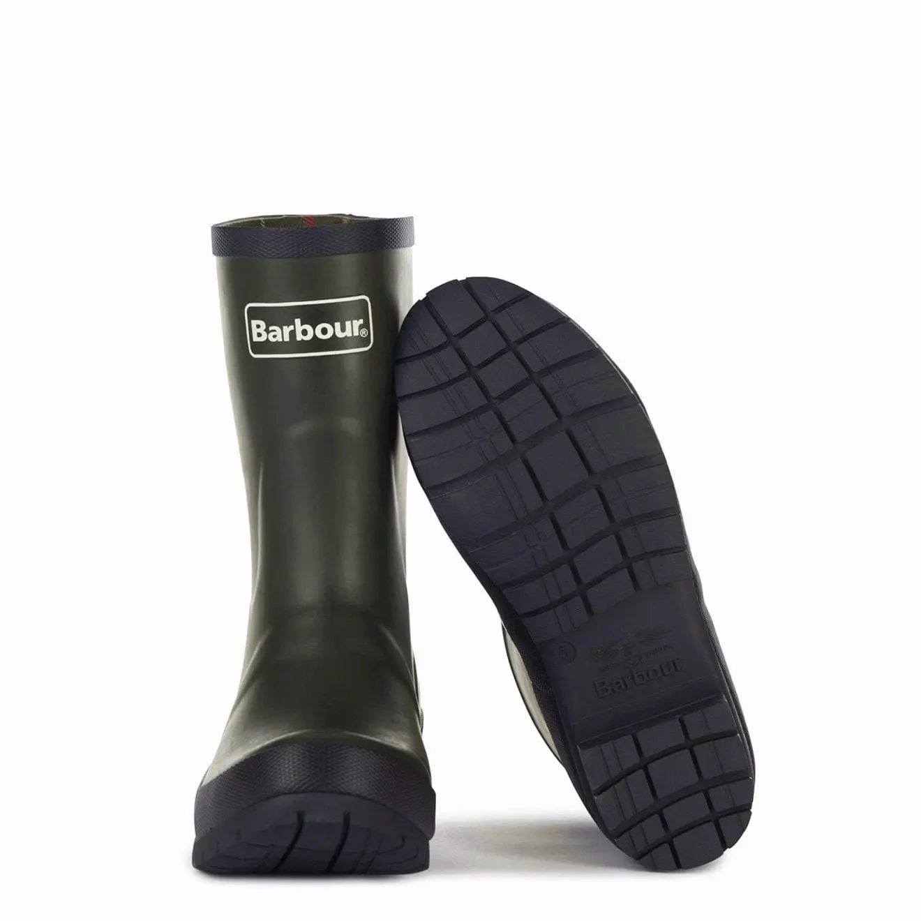 Easy On Off Recycled Materials Barbour Womens Banbury Wellington Olive