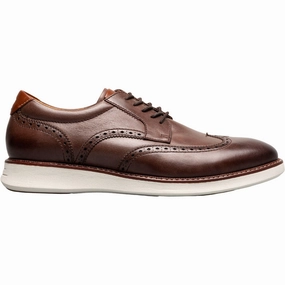 Florsheim Launch Brown Wingtip Oxford Men'S Shoes Classic Footwear
