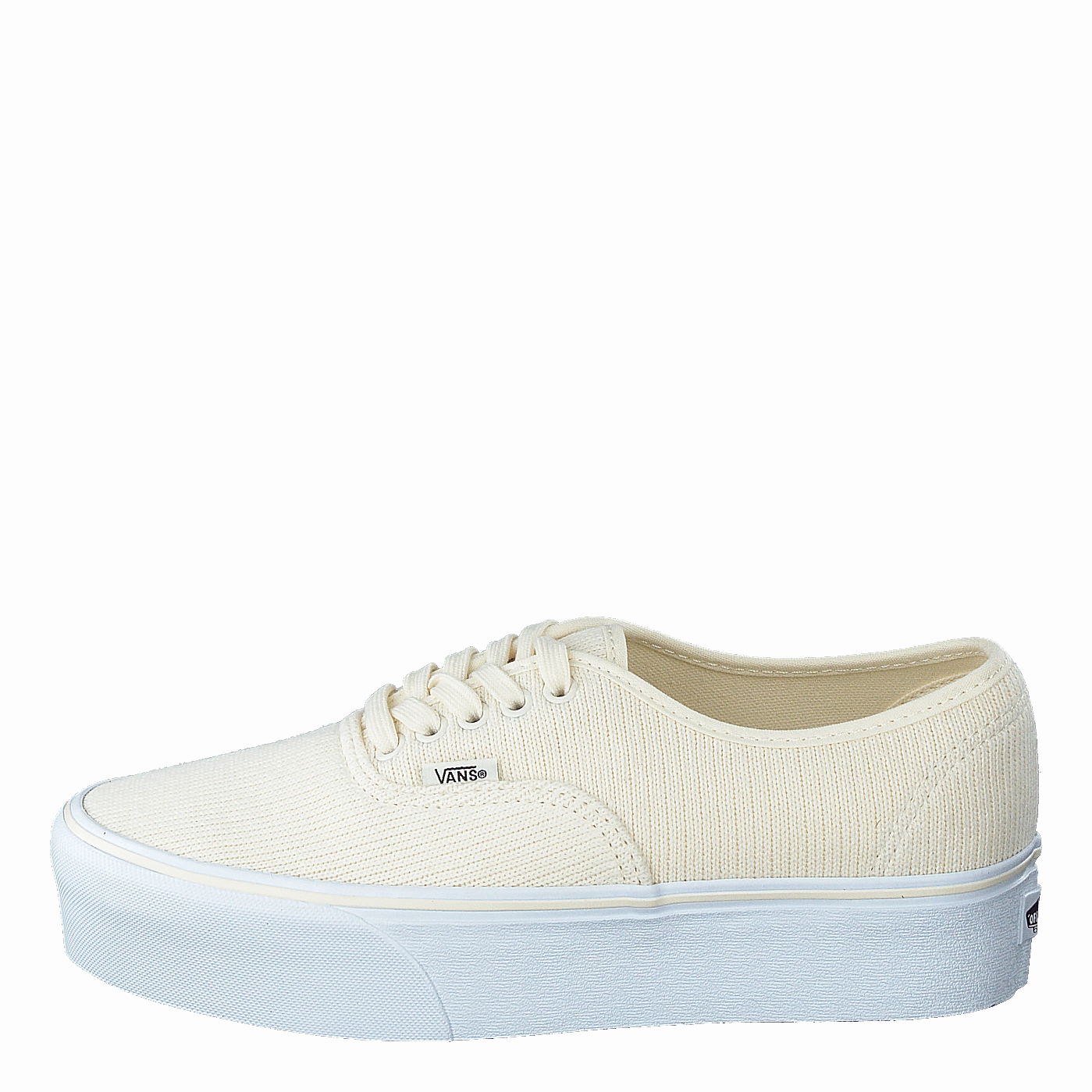 Ua Authentic Stackform (Rib Knit)Antiquewhttrwht Minimalist