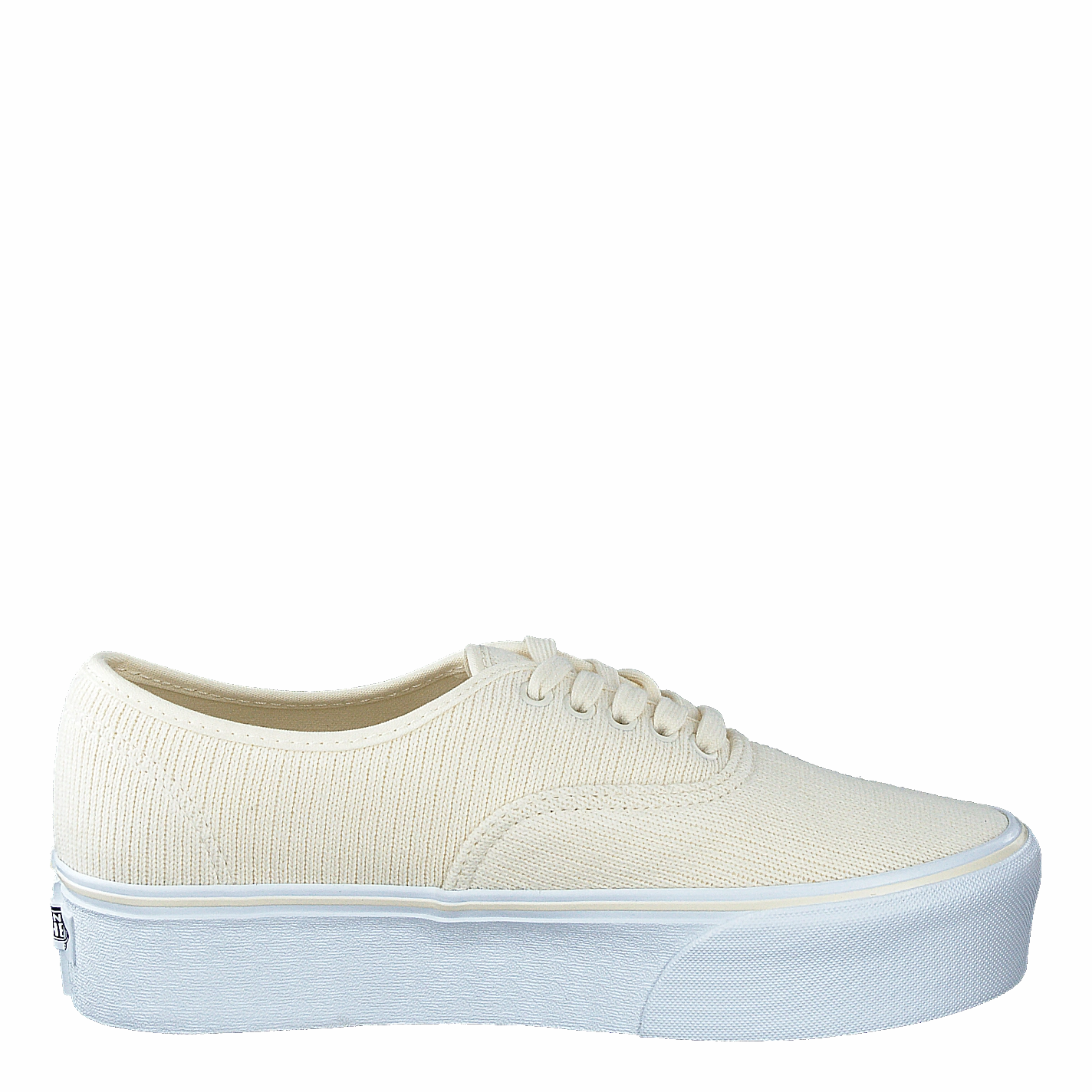 Ua Authentic Stackform (Rib Knit)Antiquewhttrwht Modern Classic Grippy Traction