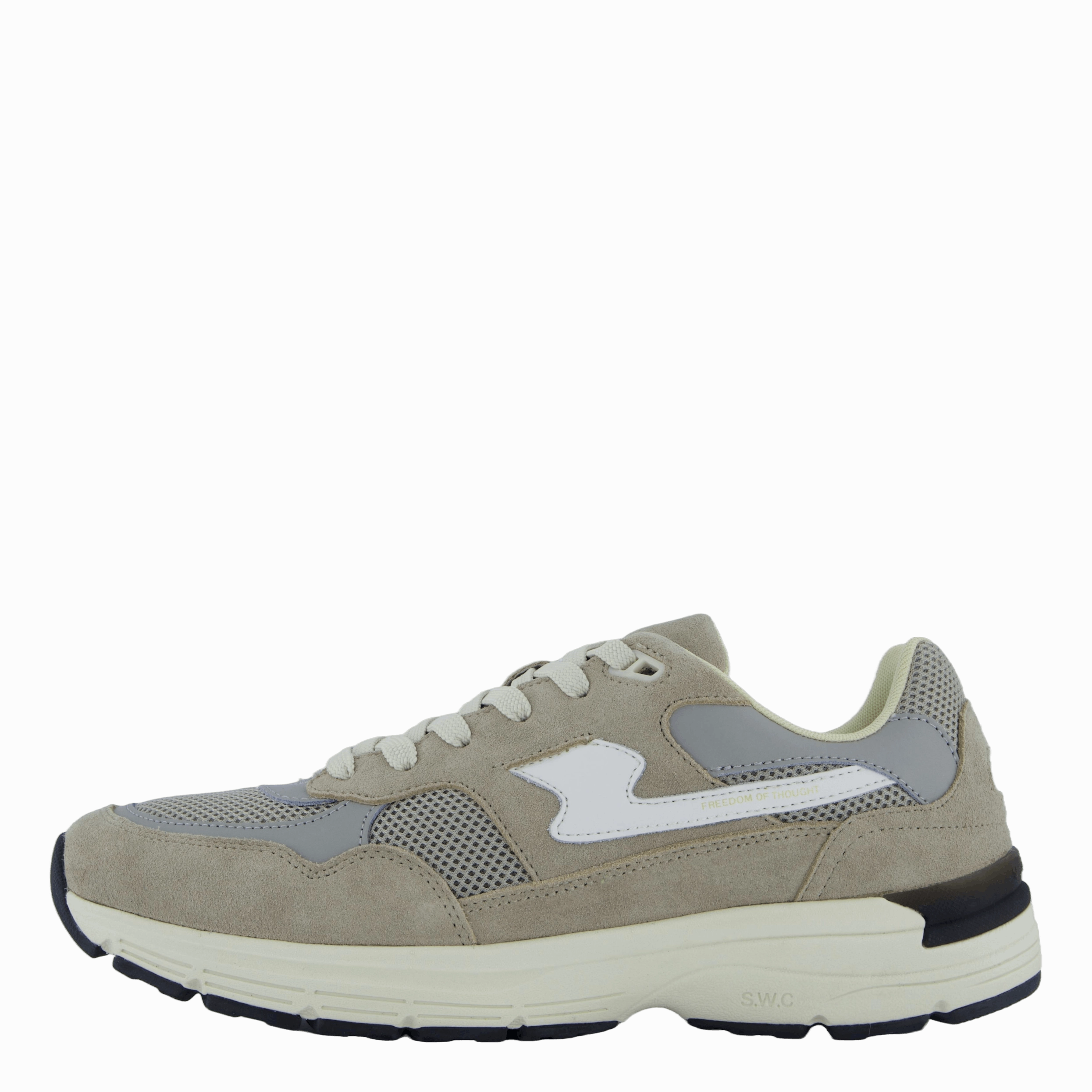 Amiel S-Strike Suede Mix Light Grey Sustainable Shoes