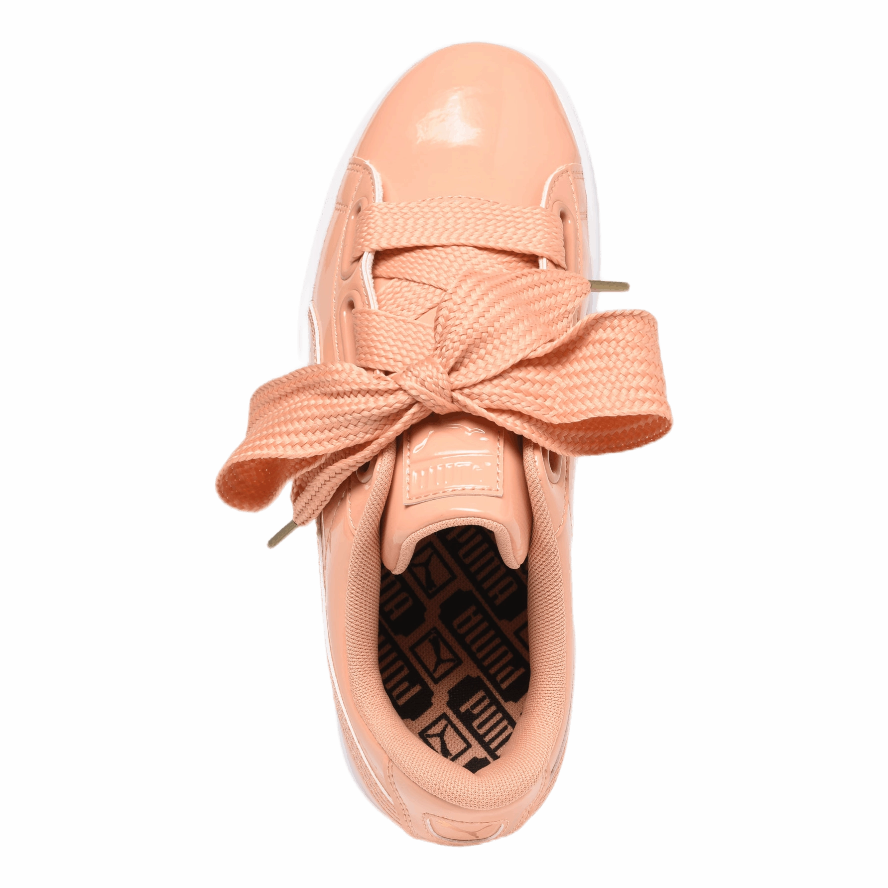Non Slip Basket Heart Patent Wmns Pink