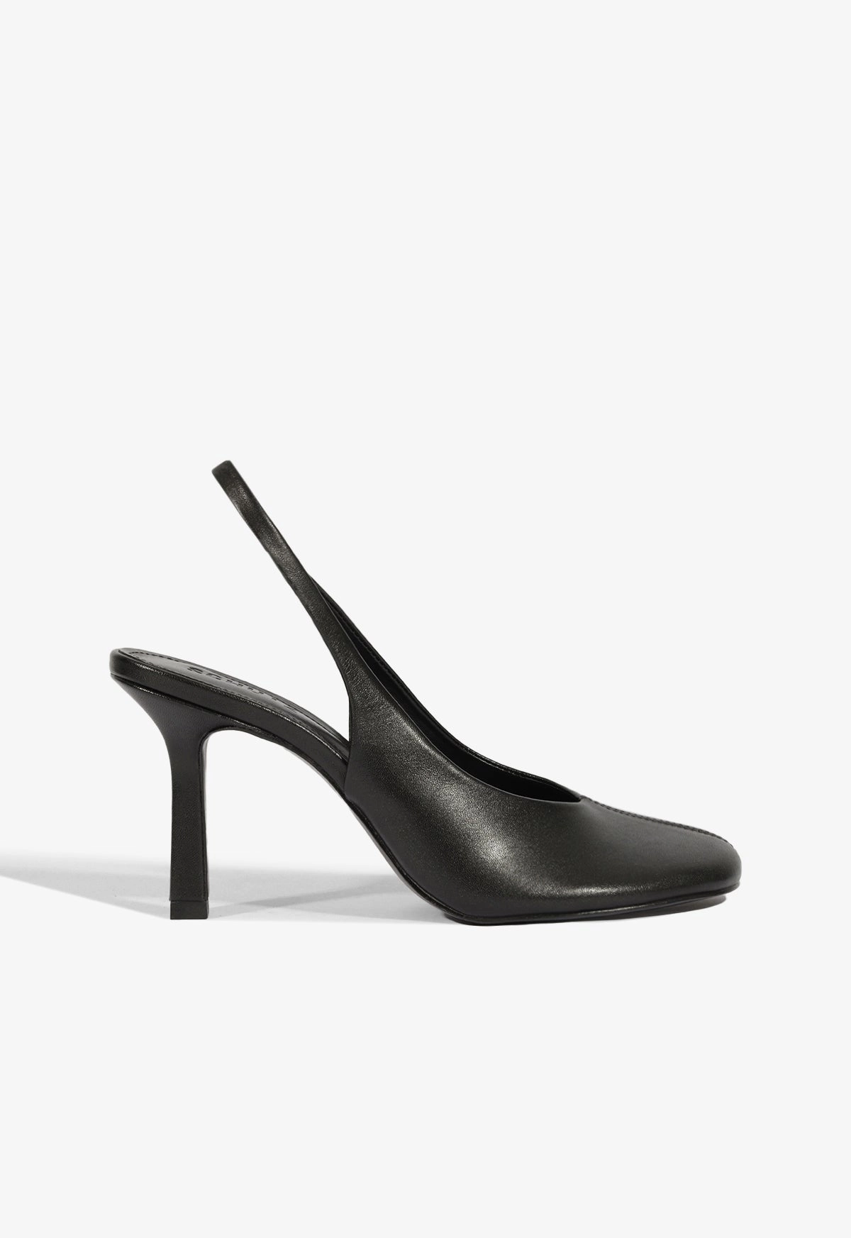 All Weather Easy On Off Brigitte Sling Leather Pump