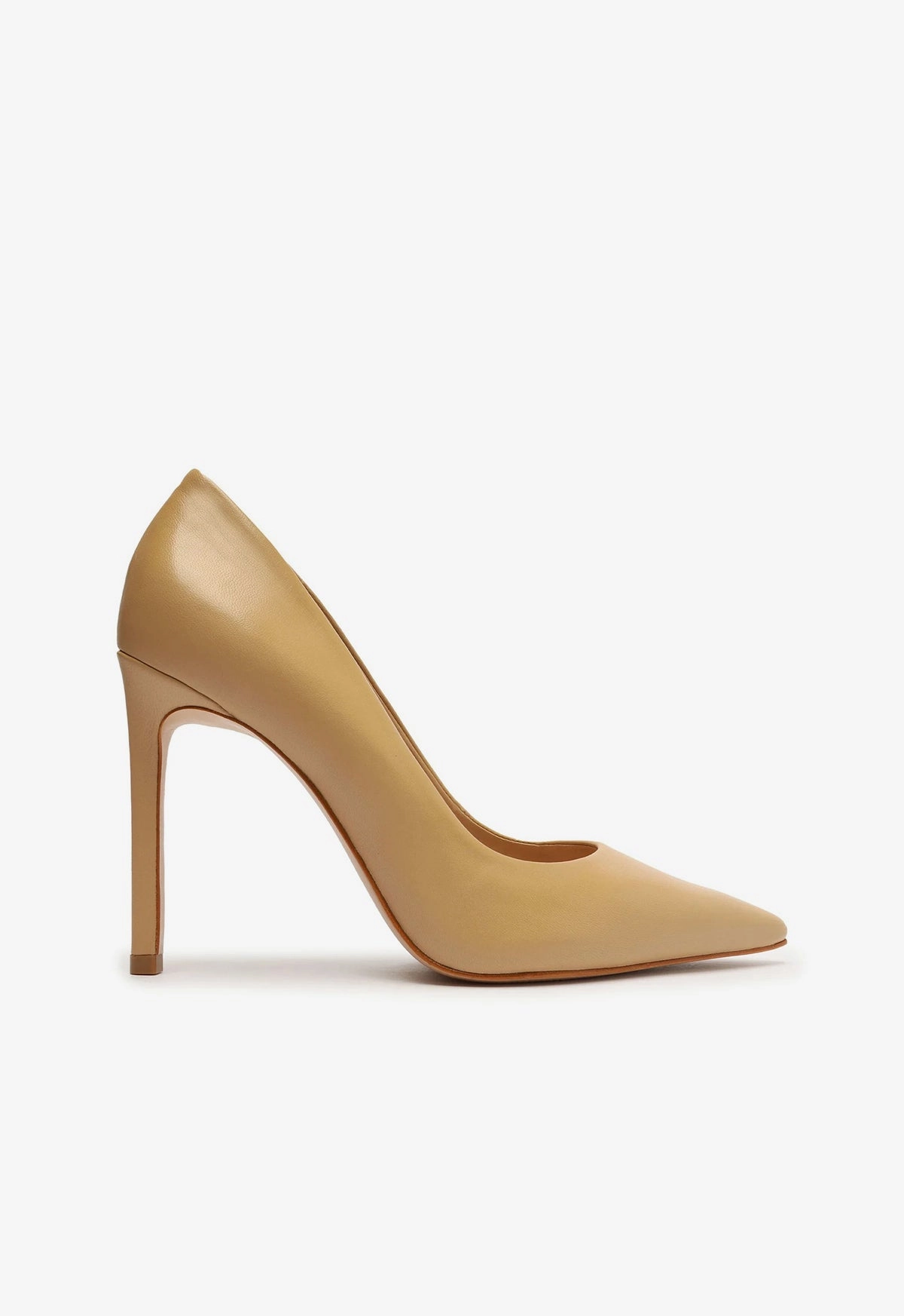 Fashion Footwear Lou High Stiletto Light Beige Pump
