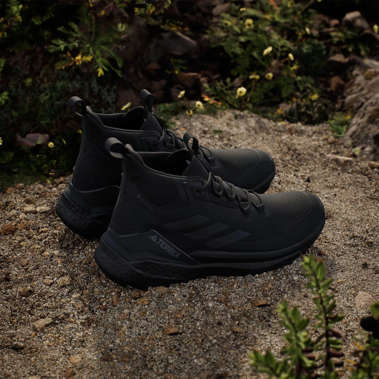 Adidas Terrex Free Hiking Shoes 2 Black Supportive