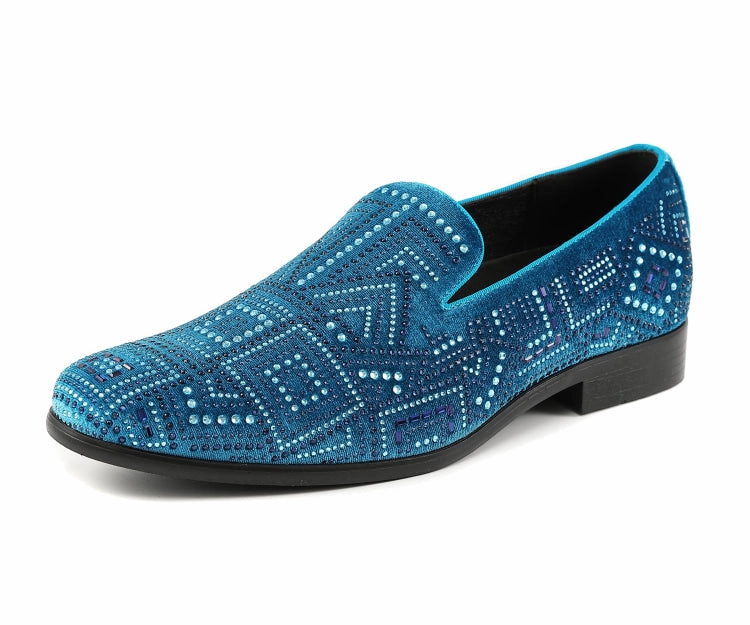 Enzo Teal Ergonomic Supportive Shoes
