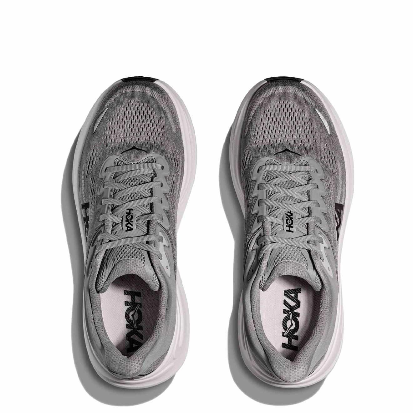 Hoka Bondi 9 Trainer Galactic Grey / Stellar Grey Flexible Cloud Comfort