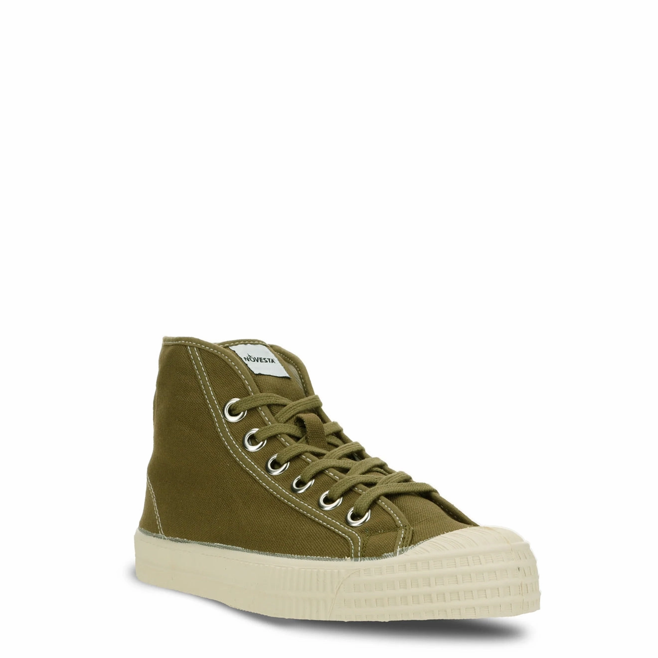 Novesta Womens Star Dribble Contrast Stitch Kari / Beige / Ecru Stylish Footwear