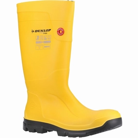 Dunlop Purofort Fieldpro Full Safety Wellington Easy Clean