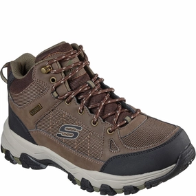 Skechers Selmen Melano Hiking Boots Unisex Shoes Cushioned Insoles