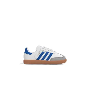 Toddler'S Samba Og El 'White Blue' Weather Resistant Sustainable