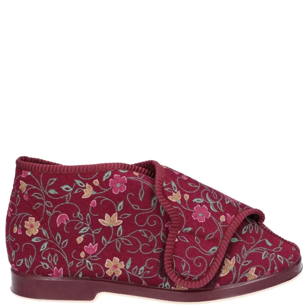 Lightweight Gbs Bella Ladies Wide Fit Slipper