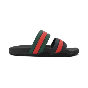 Gucci 'Agrado' Pool Slides - Men'S 9 Canvas Shoes