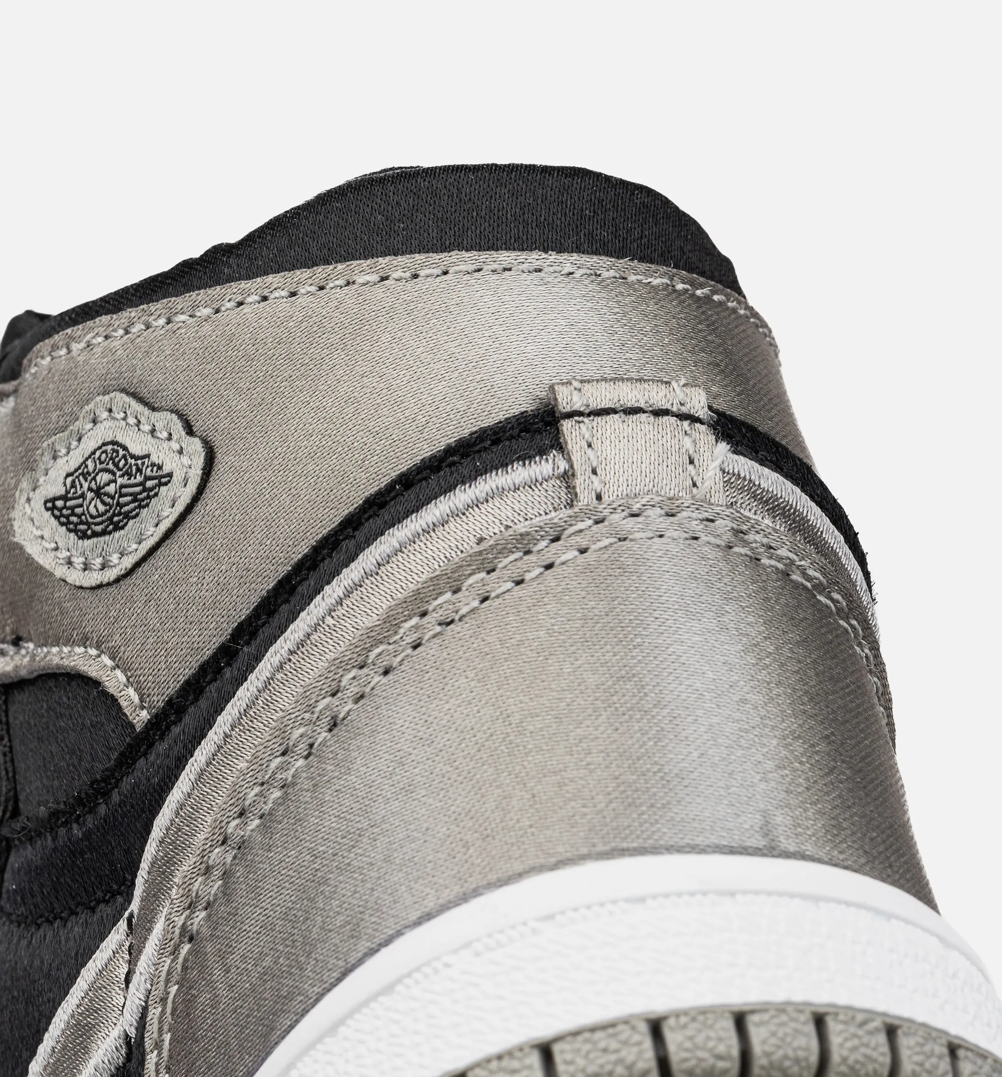 Air Jordan 1 Retro High Og Satin Shadow Infant Toddler Lifestyle Shoe - Black/Medium Grey/White Odor Resistant