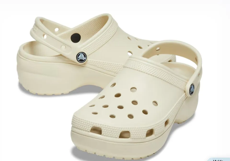 Ergonomic Sole Classic Platform Clog Crocs