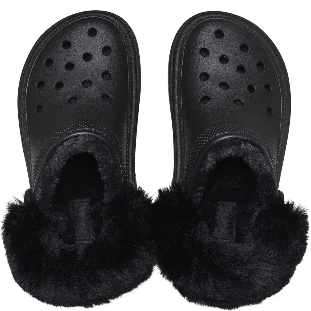 Crocs Unisex Stomp Lined Clog Breathable Mesh Secure Fit
