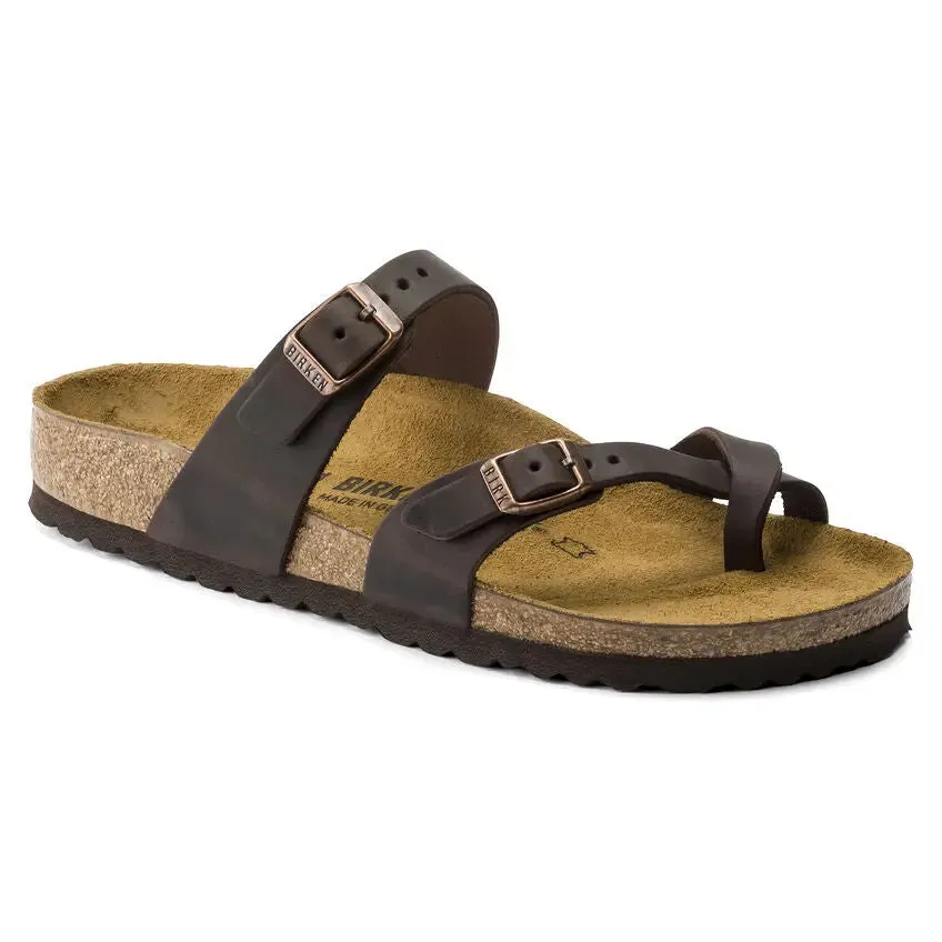 Eco Friendly Pain Relief WomenS Birkenstock Mayari Oiled Leather  Elegant Sandal With Supportive Comfort