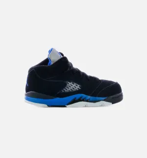 Air Jordan 5 Retro Racer Blue Infant Toddler Lifestyle Shoe - Black/Blue Cloud Comfort