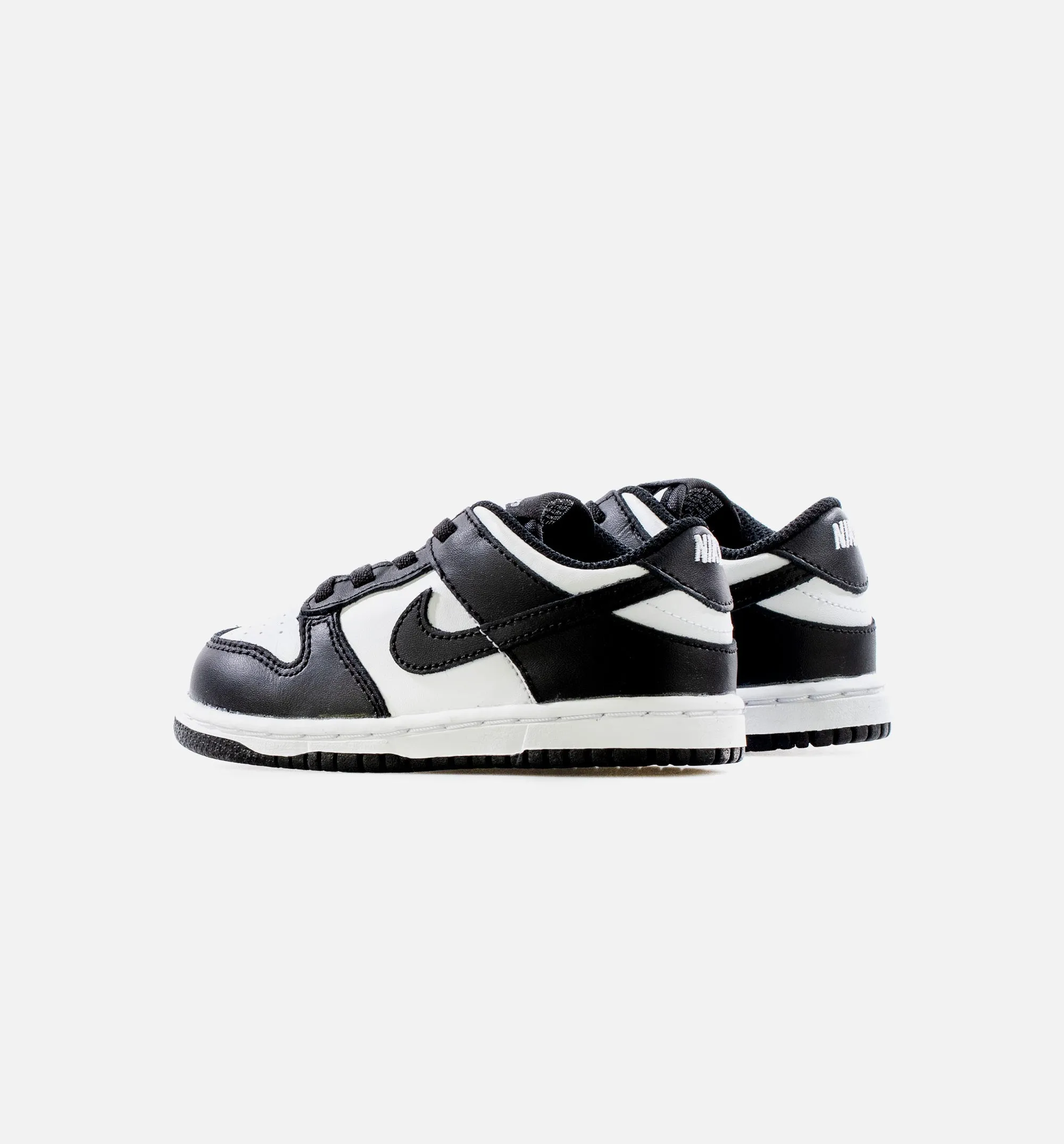Dunk Low Infant Toddler Lifestyle Shoe - Black/White Easy On Off Pain Relief