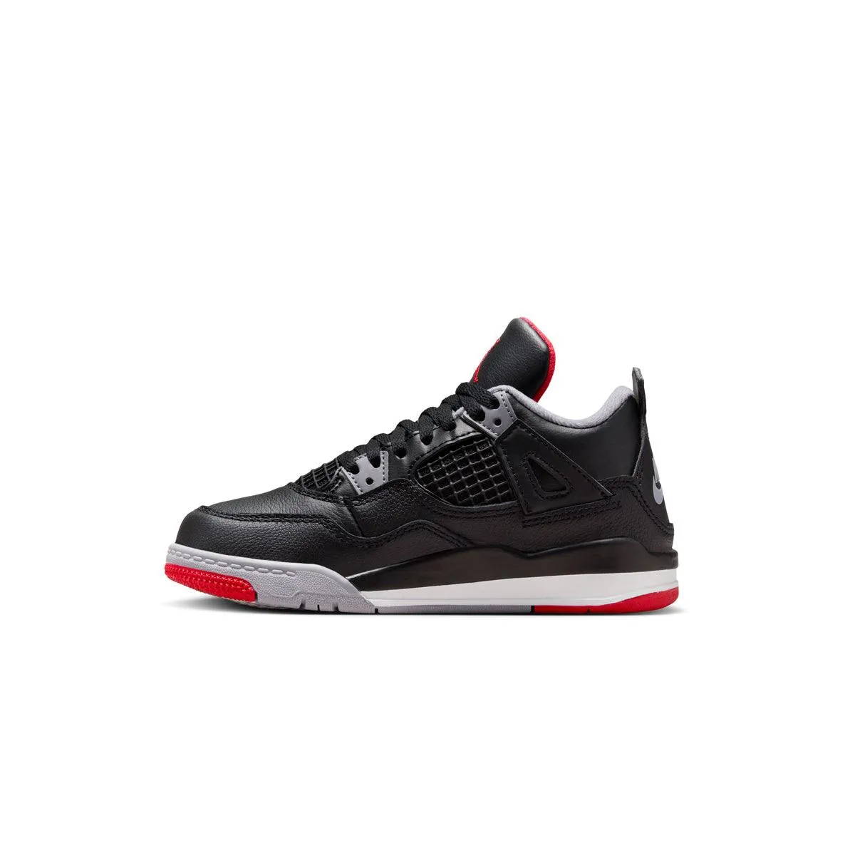 Kids Air Jordan 4 Retro 'Bred Reimagined' Rugged