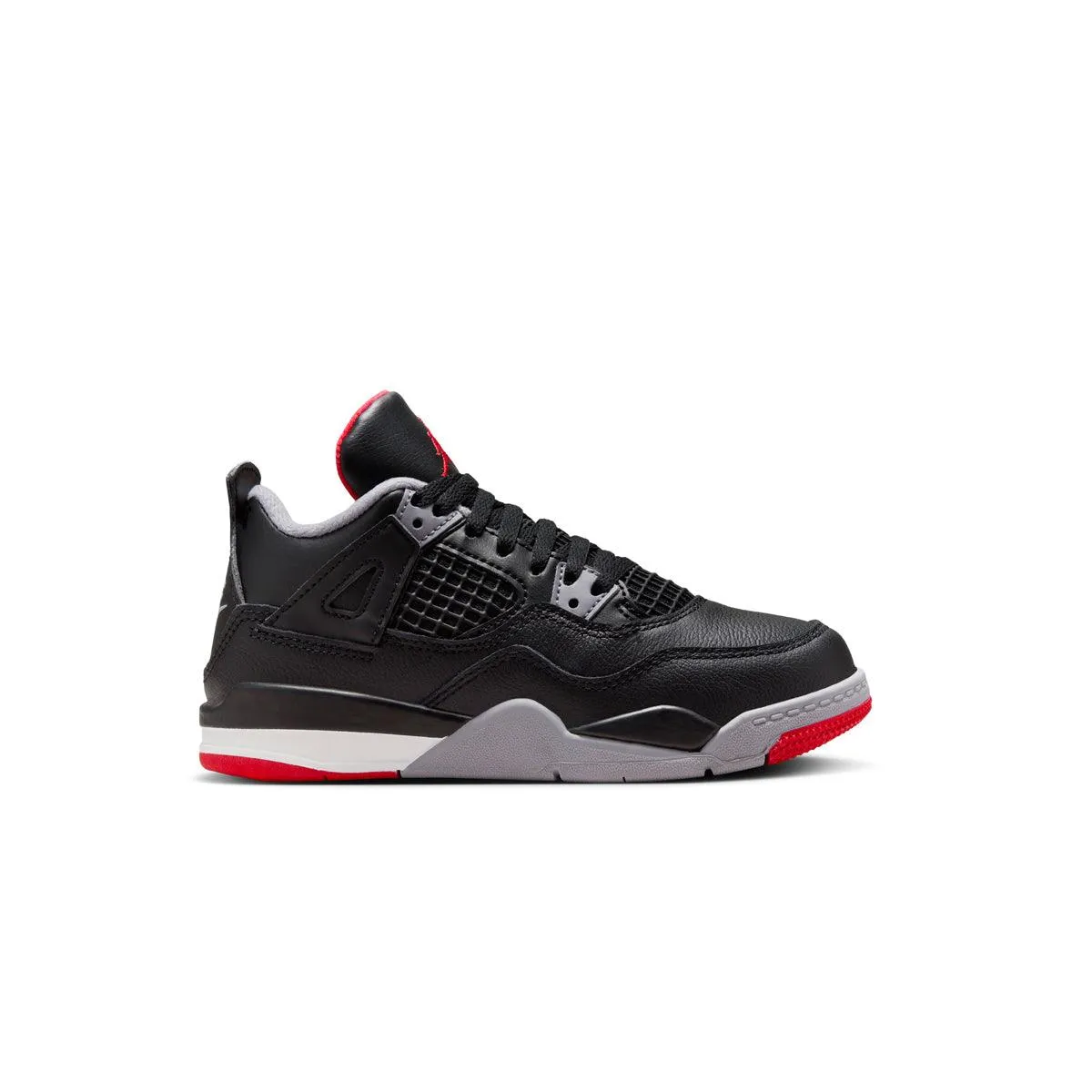 Kids Air Jordan 4 Retro 'Bred Reimagined' Rugged Sole