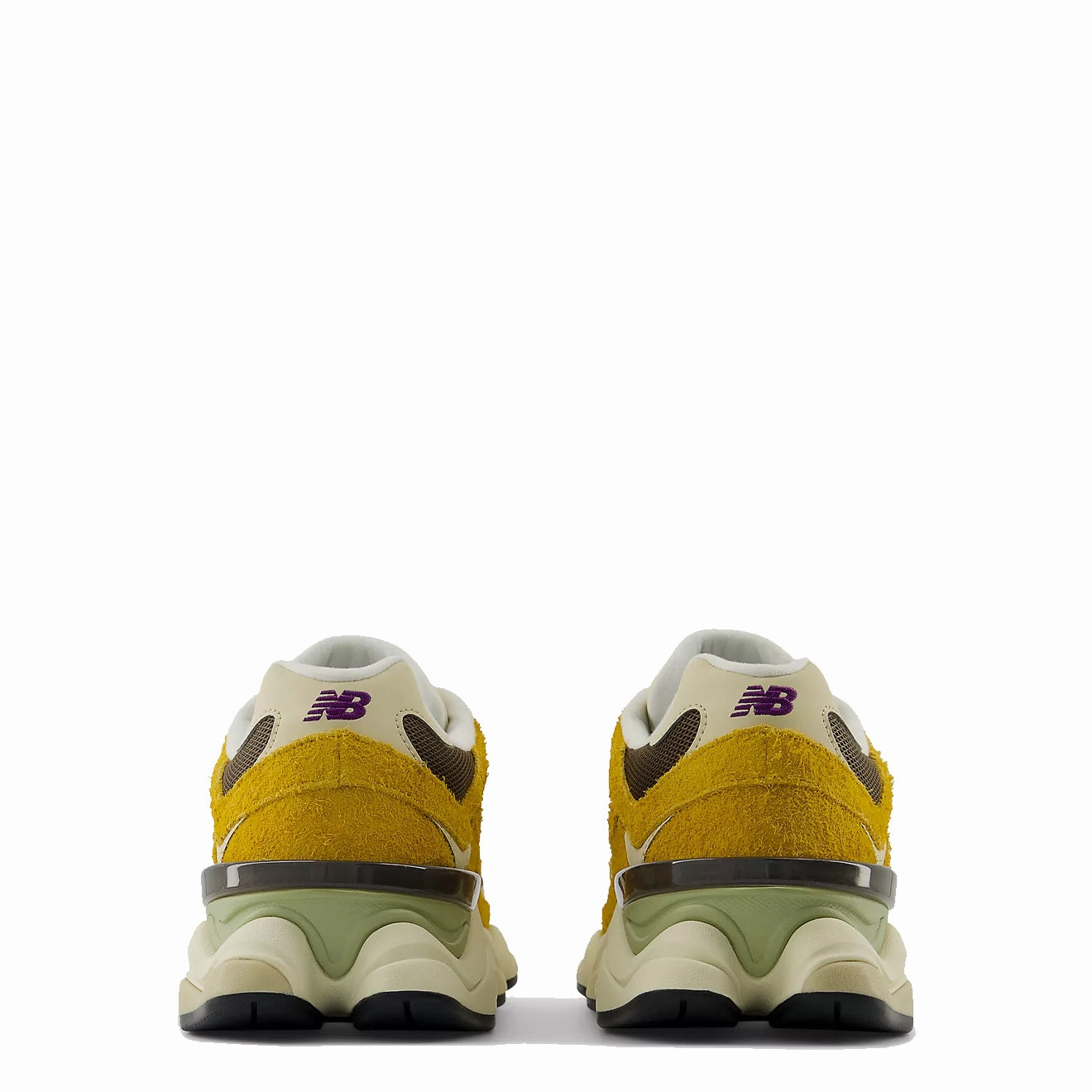Secure Fit Canvas Shoes New Balance 9060 Trainer Butterscotch / Dark Mushroom