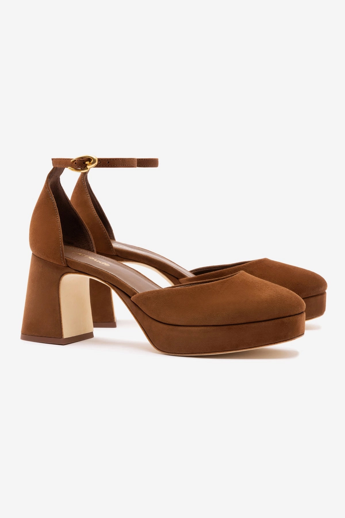Ari Verona Low Pump In Burnt Umber Suede Unisex Shoes Comfort Heel