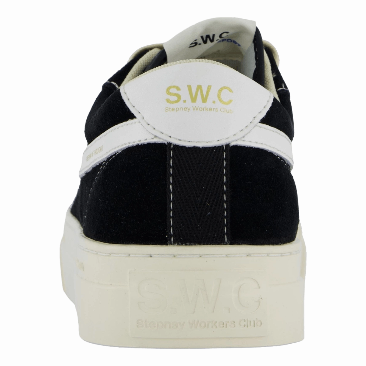 Dellow S-Strike Cup Suede Blk/Wht Flexible All Day Support