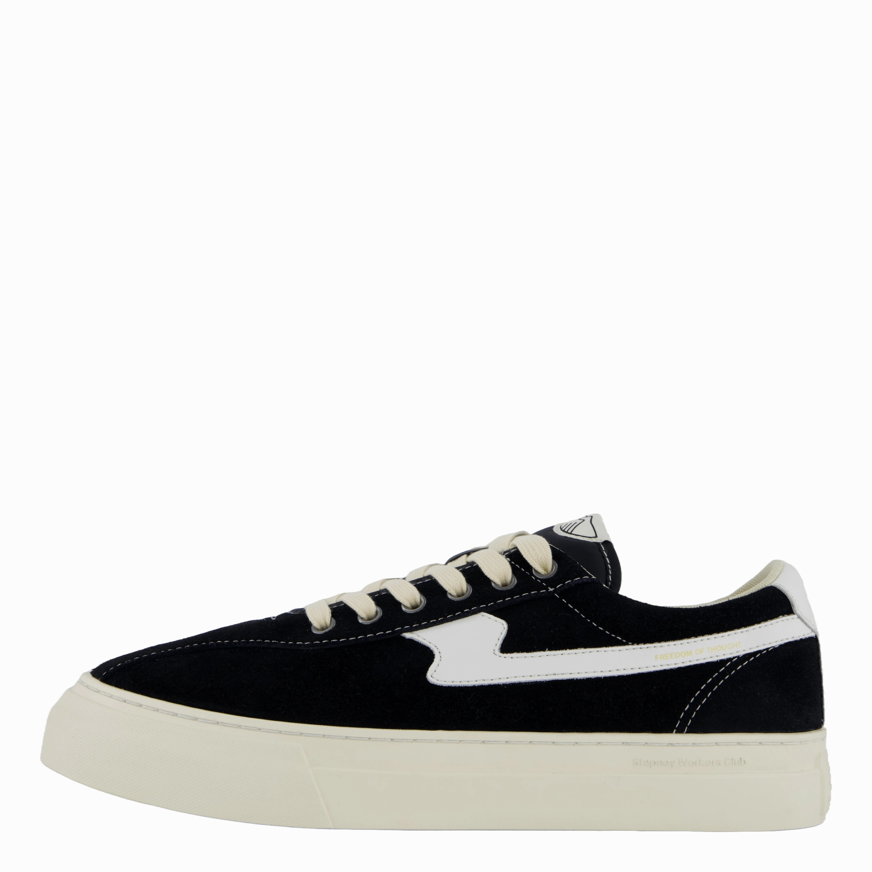 Weather Resistant Comfortable Footwear Dellow S-Strike Cup Suede Blk/Wht