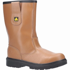 Quick Dry Durable Amblers Safety Fs124 Water Resistant Pull On Safety Rigger Boot