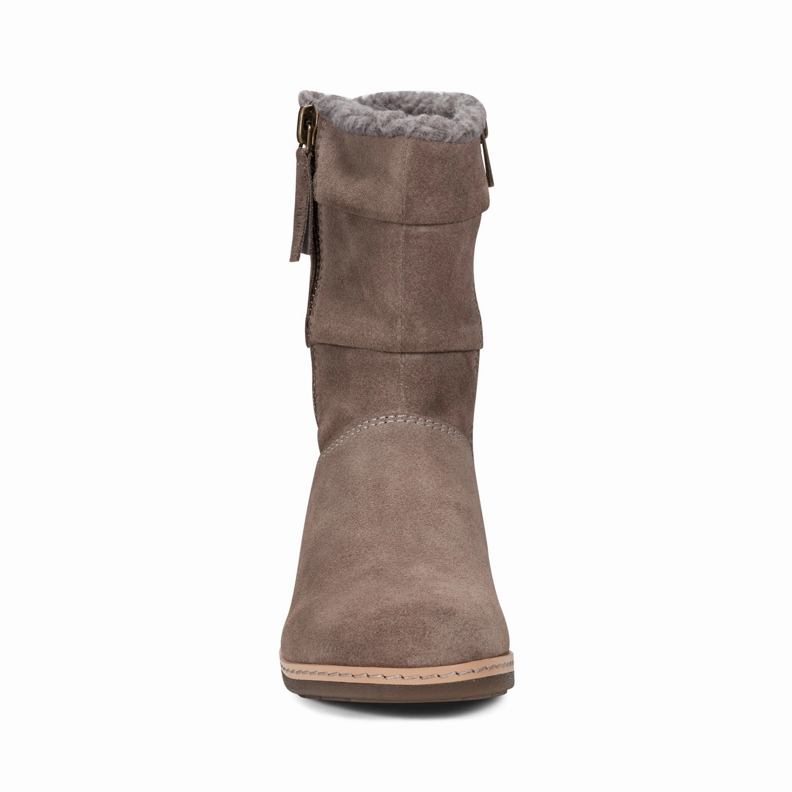 Travel Ready Statement Footwear Hyland Water Repellent Round Toe Flat Casual Booties