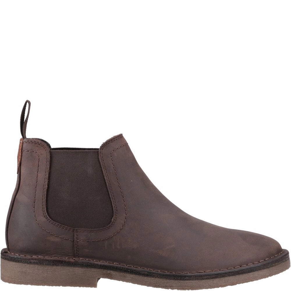 Hush Puppies Shaun Leather Chelsea Boot Functional Footwear Sustainable
