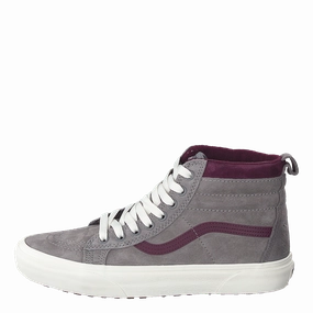 Ua Sk8-Hi (Mte) Frost Gray/ Prune Rugged Weather Resistant