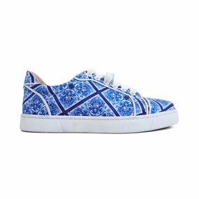 Christian Louboutin 'Vieira' Sneakers - Women'S 34 Grippy Soles Sporty Style