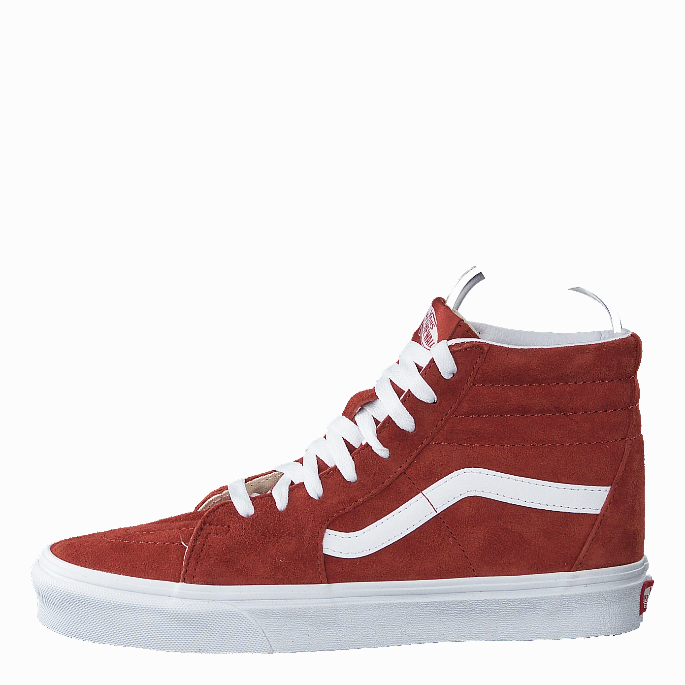Relaxed Fit Footwear Easy On Off Ua Sk8-Hi (Suede) Brick/True White