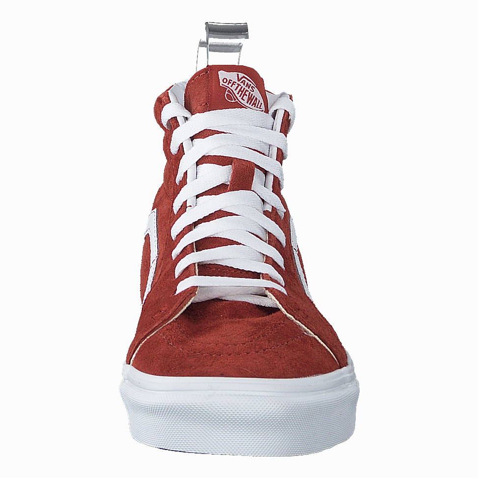 Ua Sk8-Hi (Suede) Brick/True White Versatile Style Timeless