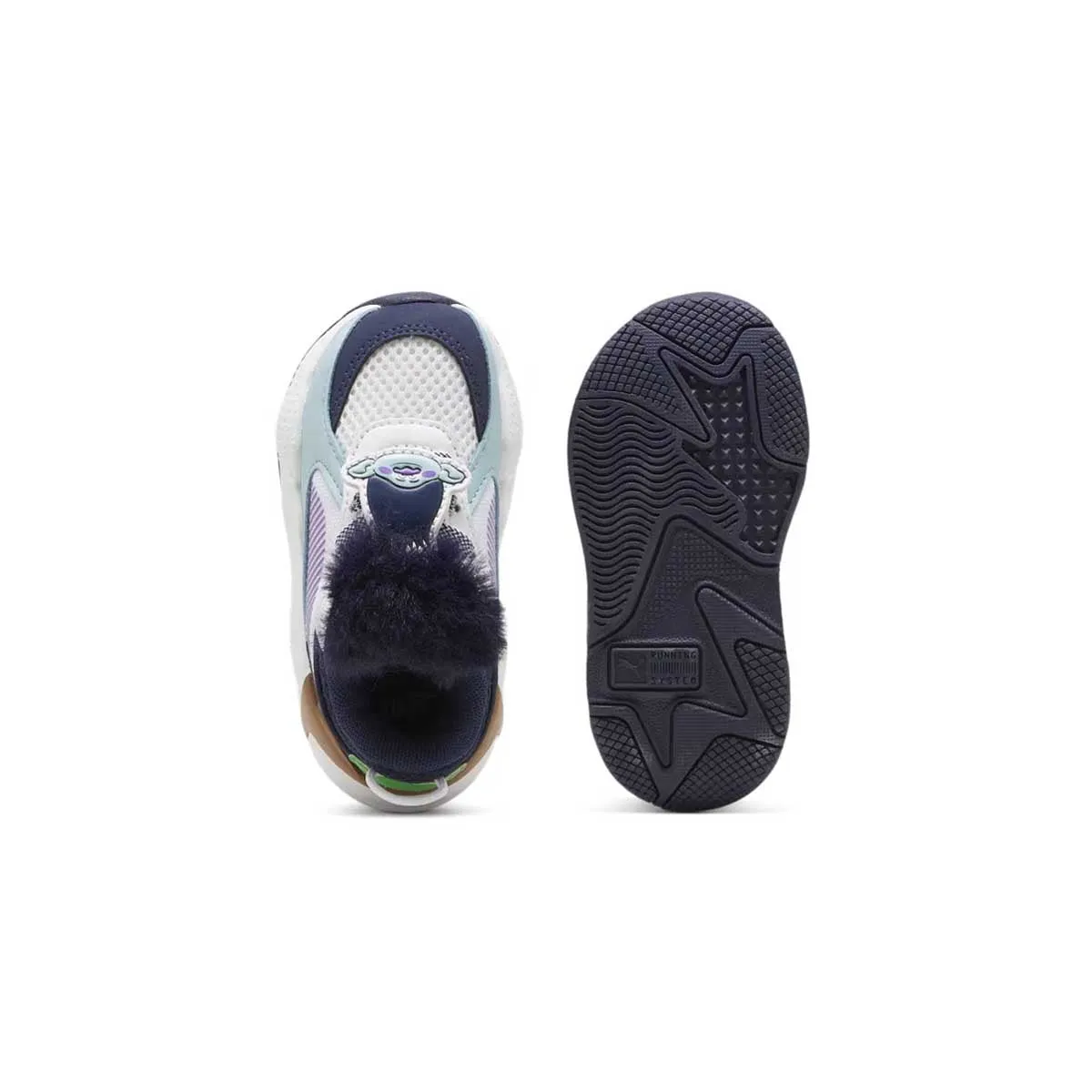   Trolls Toddlers Rs-X 'White Ultraviolet' Supportive Comfort Sole