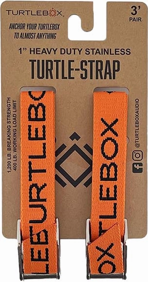 Turtlebox Audio Waterproof Bluetooth Speaker Tie Down Straps - 2 Pack