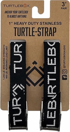 Turtlebox Audio Waterproof Bluetooth Speaker Tie Down Straps - 2 Pack