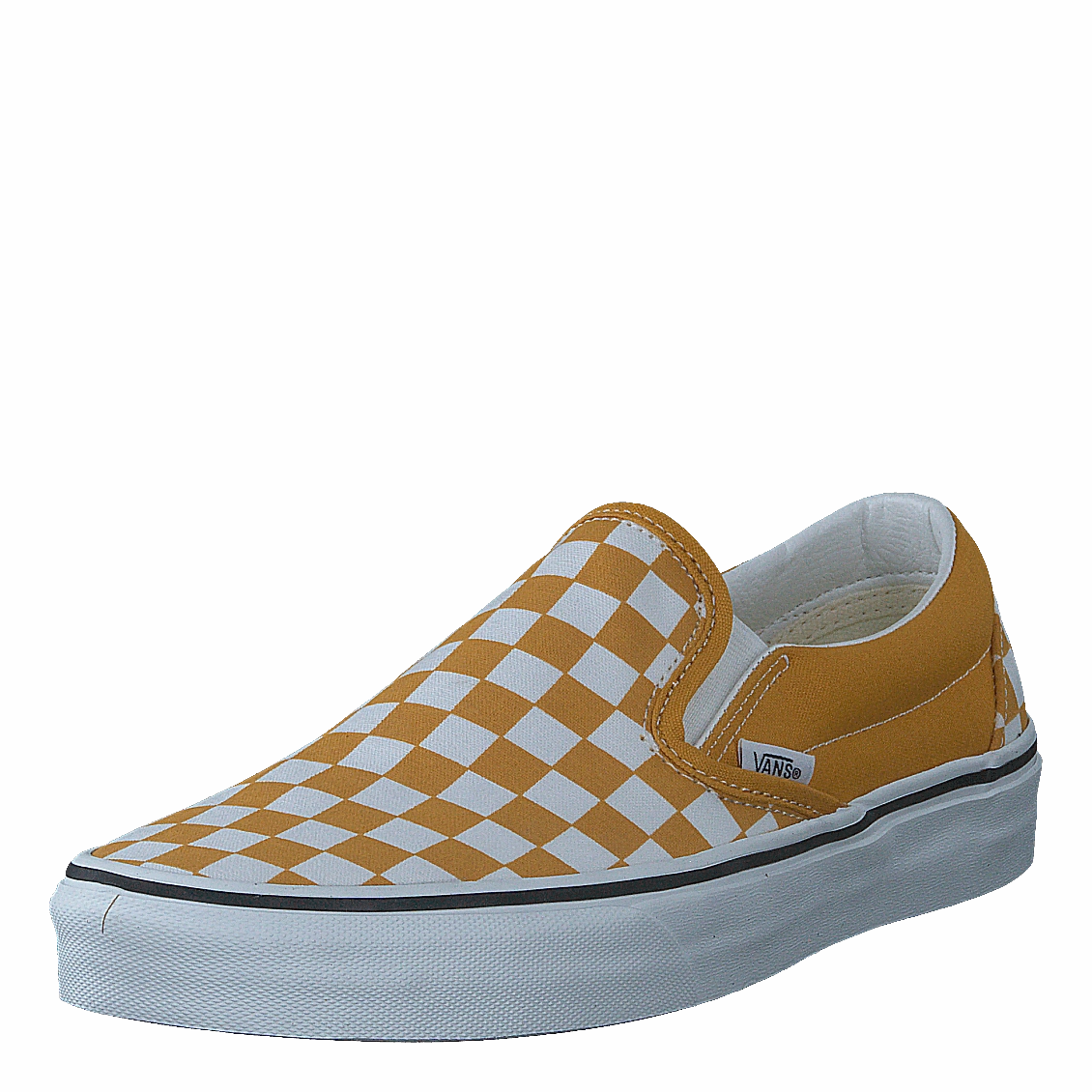 Ua Classic Slip-On Color Theory Checkerboard Gold Casual Footwear