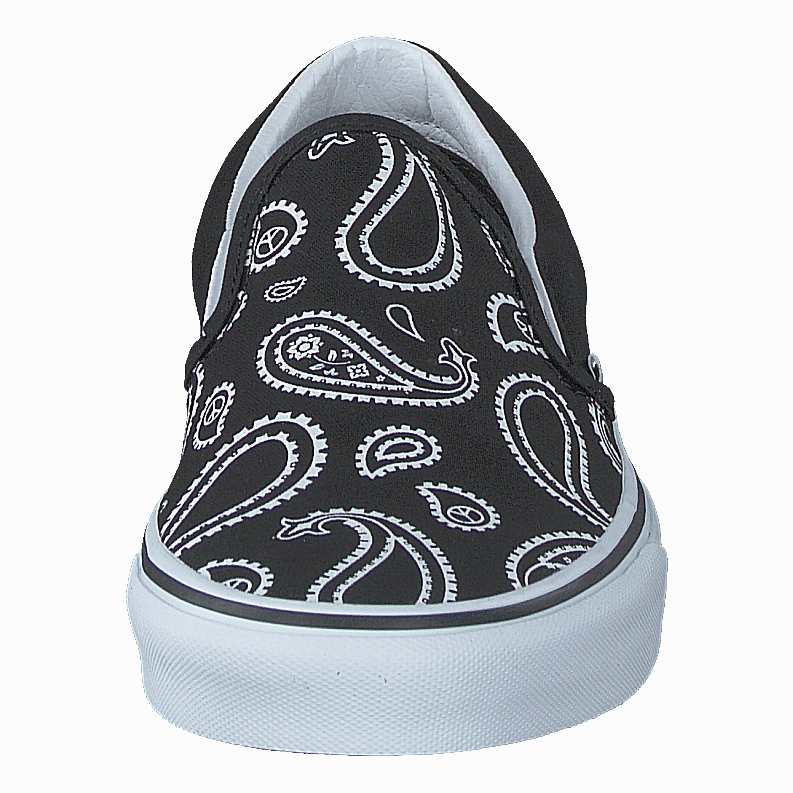 Ua Classic Slip-On (Peace Paisley) Blk/Trwht Lightweight Shoes Supportive Footwear