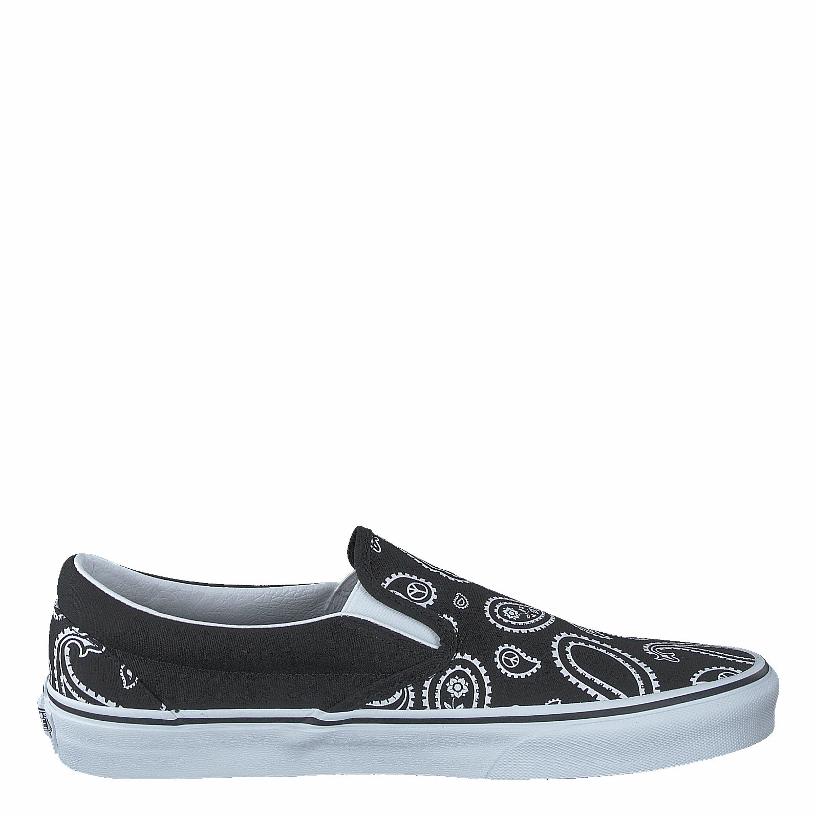 Ua Classic Slip-On (Peace Paisley) Blk/Trwht Flexible Breathable