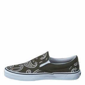 Ua Classic Slip-On (Peace Paisley)Grplftrwht Leather Shoes