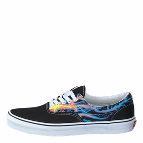 Ua Era (Electric Flame)Blk/Trwht Lightweight Leather Shoes