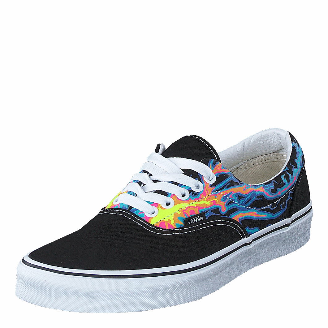 Ua Era (Electric Flame)Blk/Trwht Ergonomic Sole