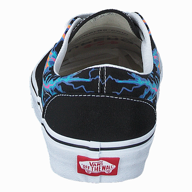 Ua Era (Electric Flame)Blk/Trwht Slip On Shoes Ergonomic Sole