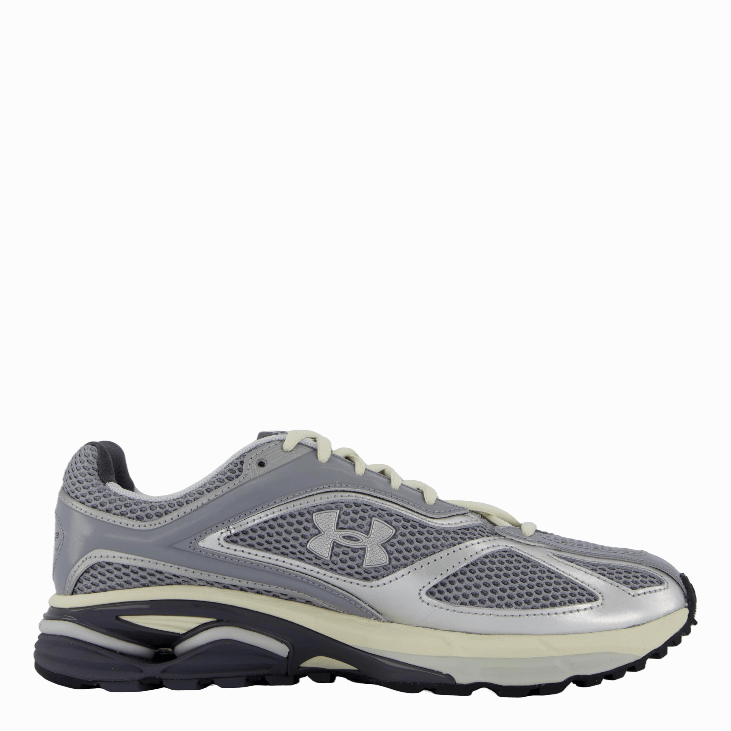 Ua Hovr Apparition Rtrftr Tc Gray Leather Shoes Fashion Footwear