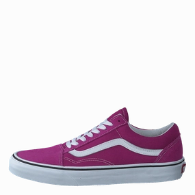 Leather Shoes Ua Old Skool Fuchsia Red/True White